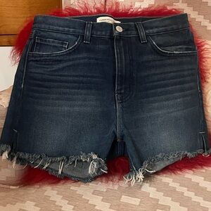 Current/Elliott The Escapade High Waist Denim Cutoff Shorts (Admiral) Sz 26